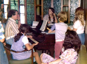 Singing in Collette